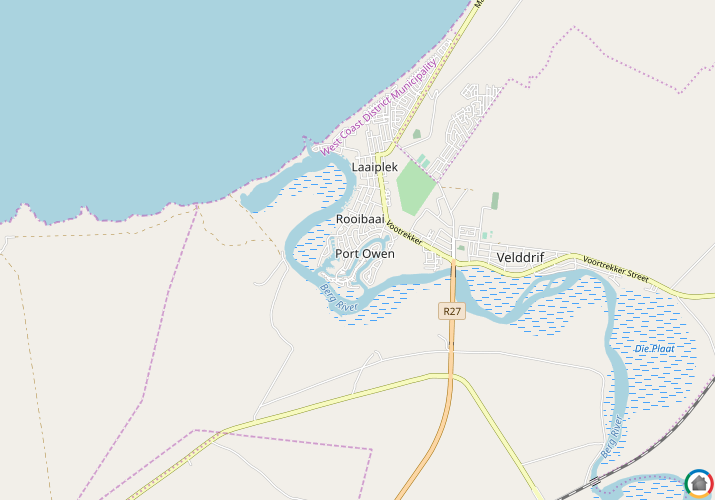 Map location of Port Owen